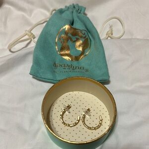 Spartina 449 Gold Hoop Earrings